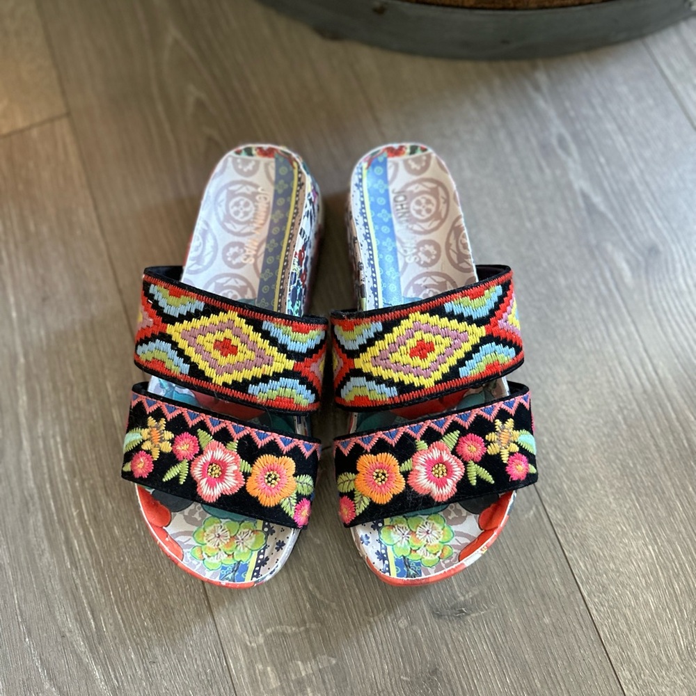 Johnny Was Sandals Never worn